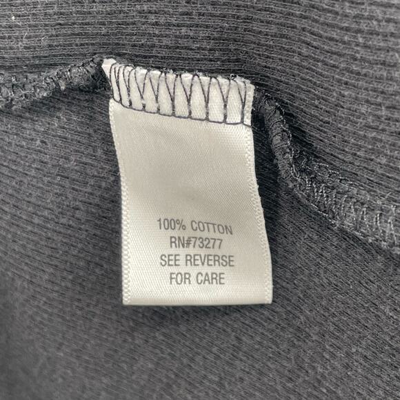 Basic Y2K Black Beater Tank 00s Ribbed Cotton Solid Layering Minimal Masc Size M - Picture 6 of 7